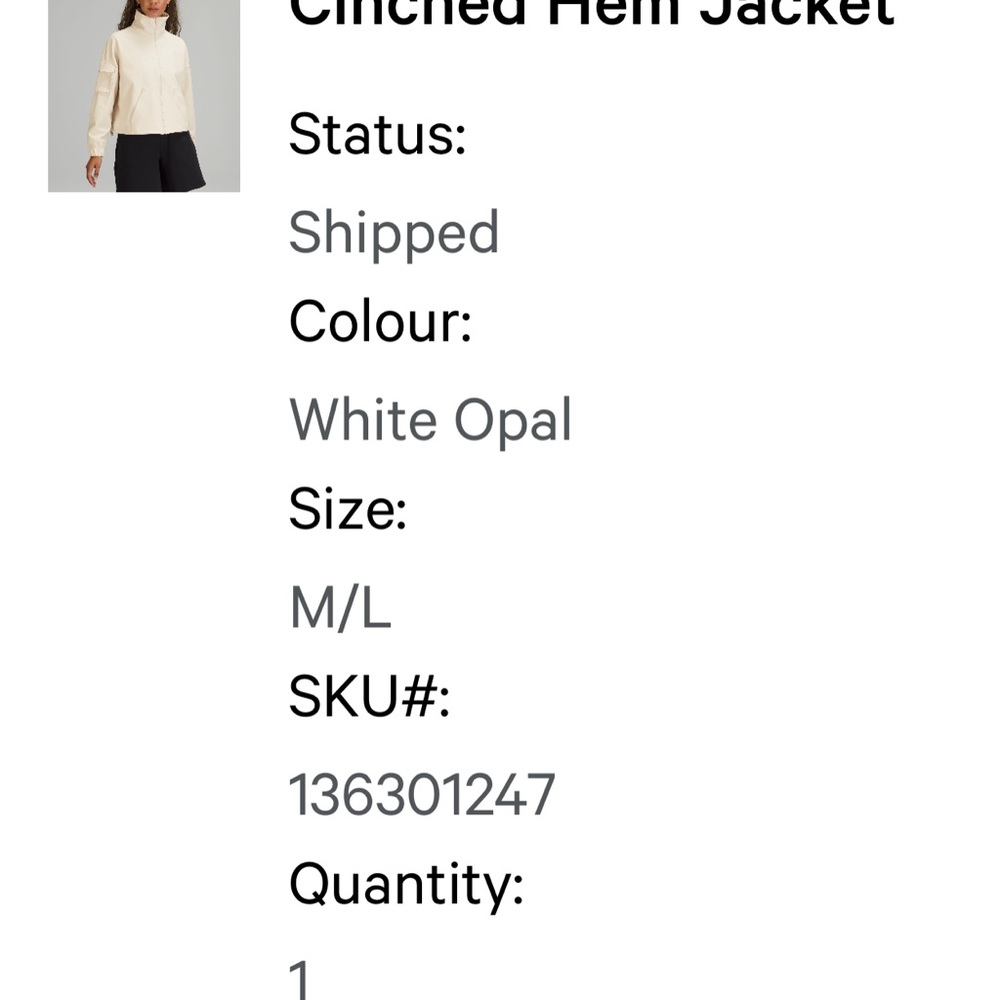 Lululemon In Depth Jacket - Picture 4 of 4